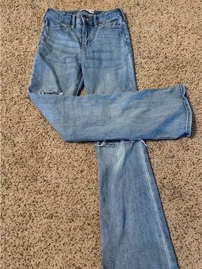 abercrombie kids Light Blue Flare Jeans